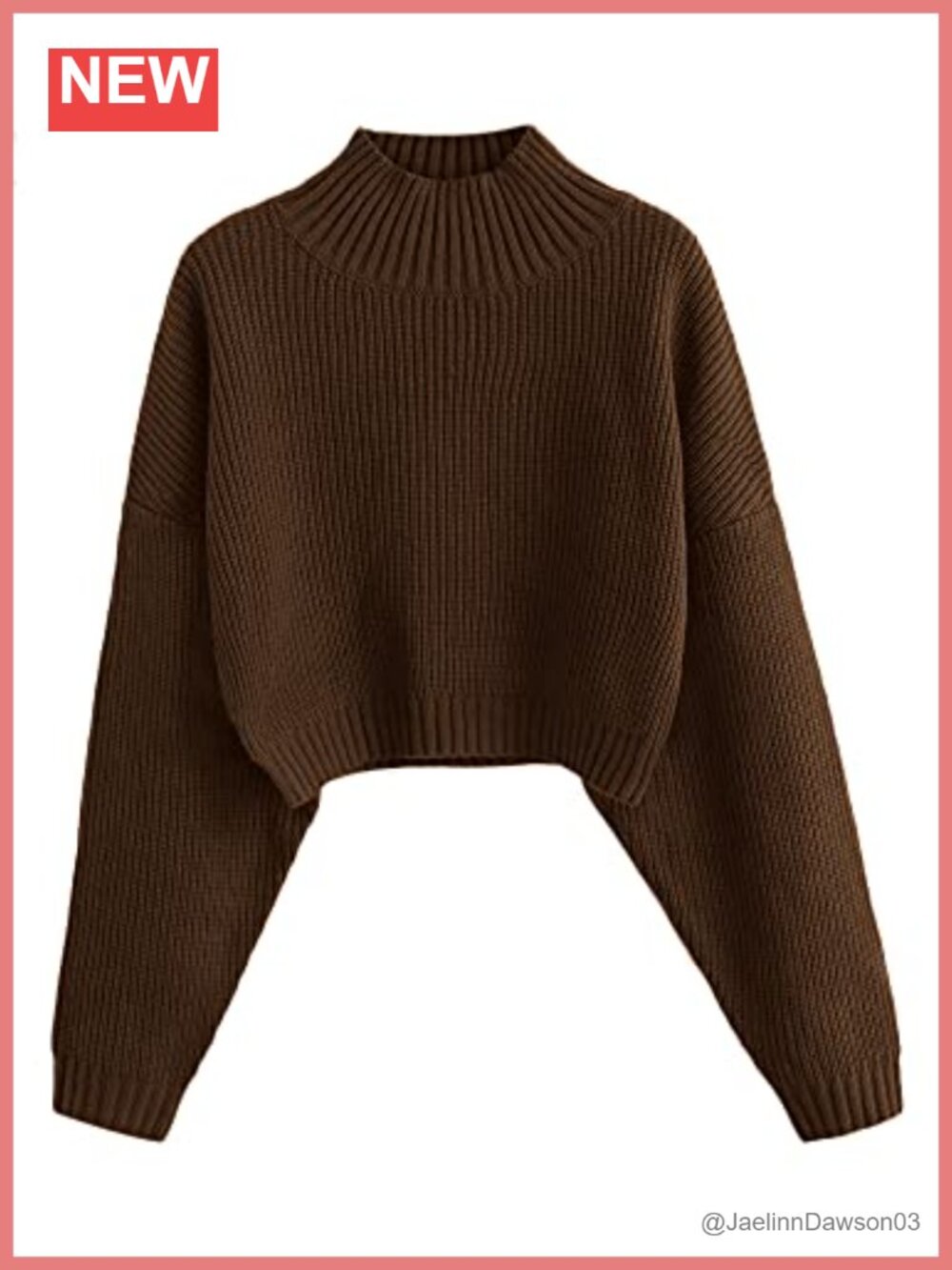 Women's Turtleneck Lantern Sleeve Ribbed Knit Pullover Sweater